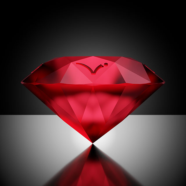 weekly render shaded image of Diamond