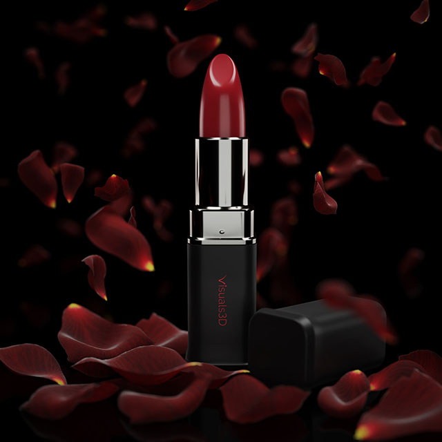 weekly render shaded image of Lipstick and Roses